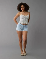 AE Next Level Curvy High-Waisted Denim Short