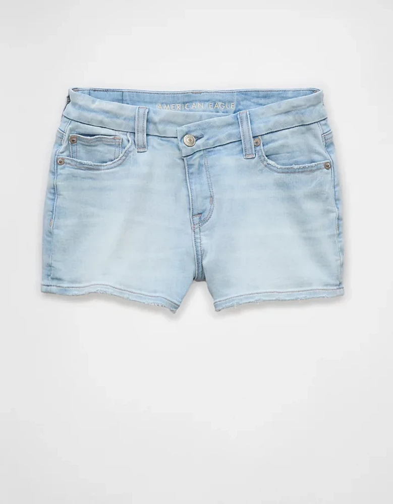 AE Next Level Curvy High-Waisted Denim Short