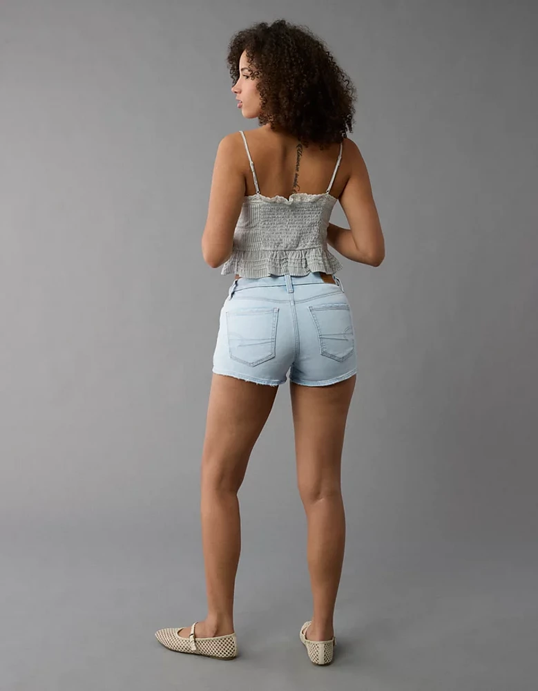 AE Next Level Curvy High-Waisted Denim Short