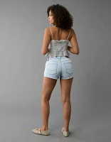 AE Next Level Curvy High-Waisted Denim Short