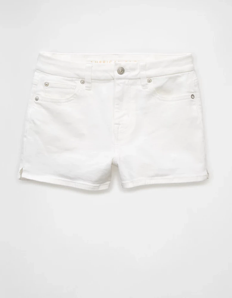 AE Next Level Curvy High-Waisted Denim Short