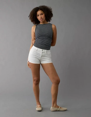 AE Next Level Curvy High-Waisted Denim Short