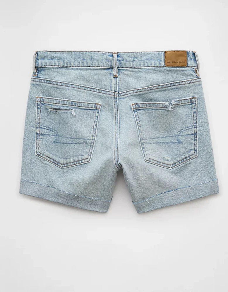 Short en denim déchiré parfait de 4 po extensible et rigide AE