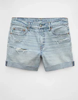 Short en denim déchiré parfait de 4 po extensible et rigide AE