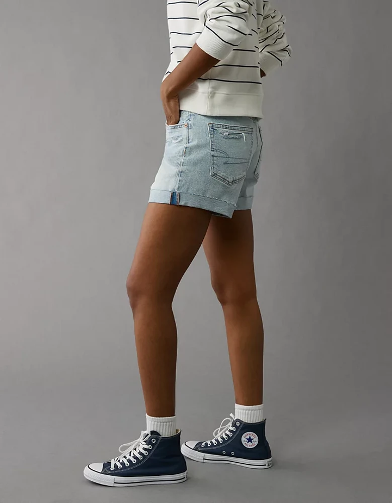 Short en denim déchiré parfait de 4 po extensible et rigide AE