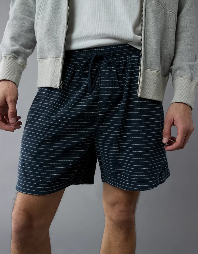 Short de détente rayé en tissu éponge Vive le canapé AE