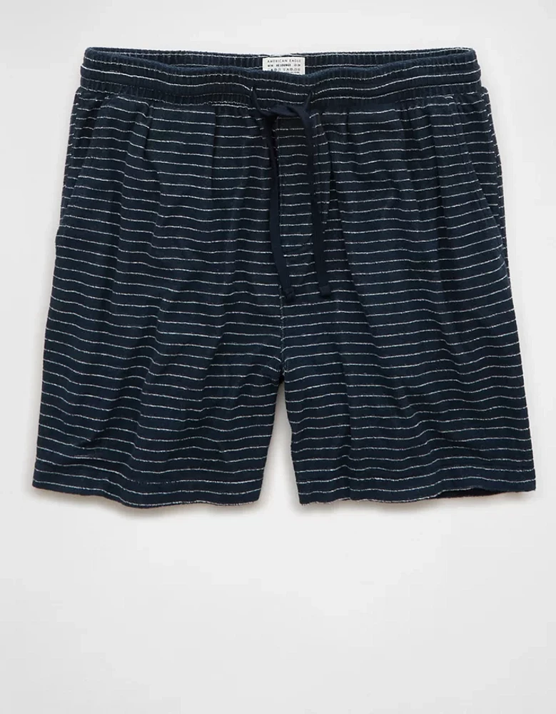Short de détente rayé en tissu éponge Vive le canapé AE