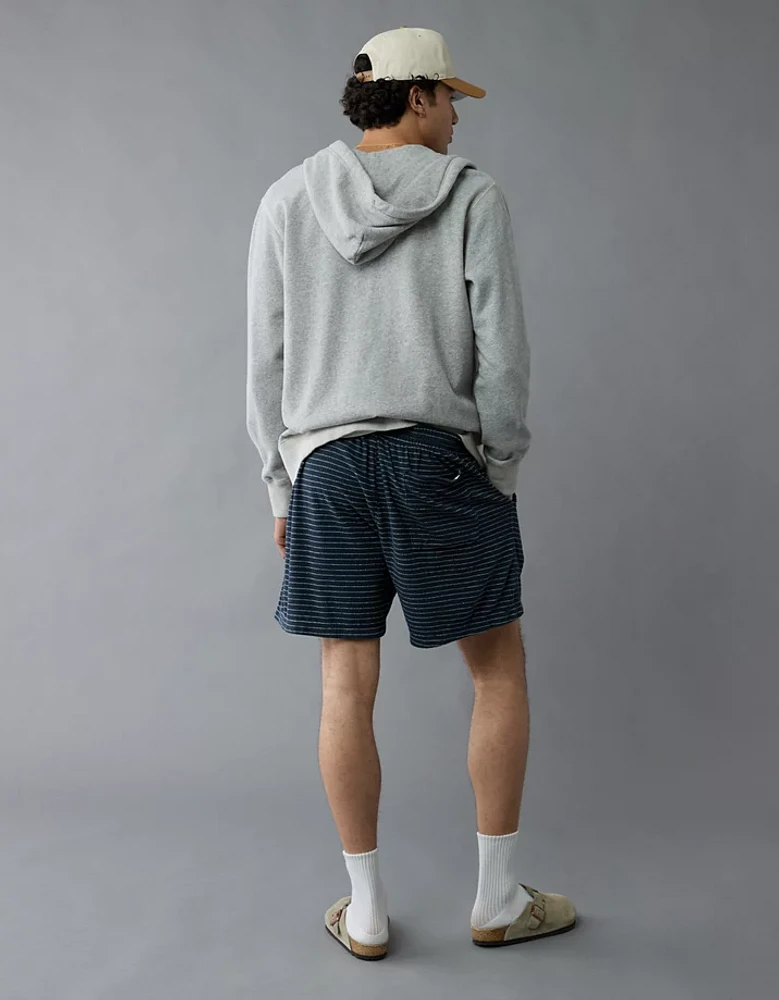 Short de détente rayé en tissu éponge Vive le canapé AE