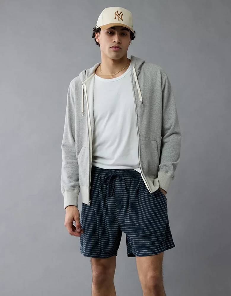 Short de détente rayé en tissu éponge Vive le canapé AE