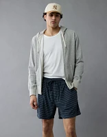 Short de détente rayé en tissu éponge Vive le canapé AE