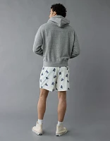 Short de détente en maille 6 po à image Snoopy surf sur le canapé AE