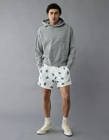 Short de détente en maille 6 po à image Snoopy surf sur le canapé AE