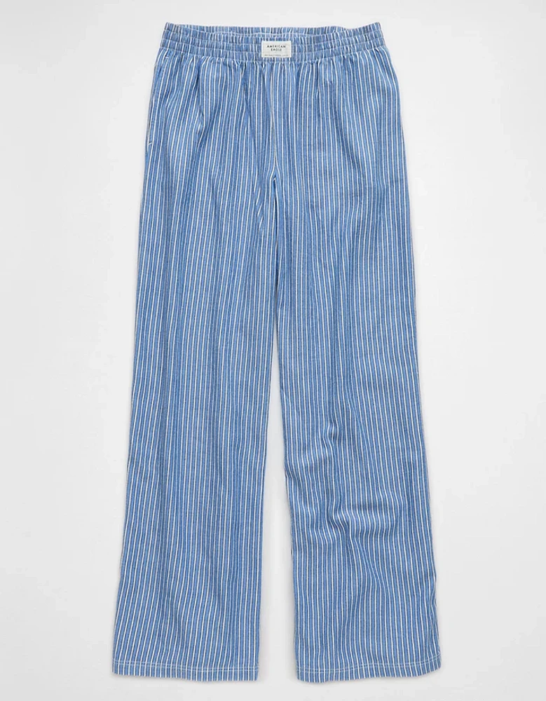 AE Striped Wide-Leg PJ Pant