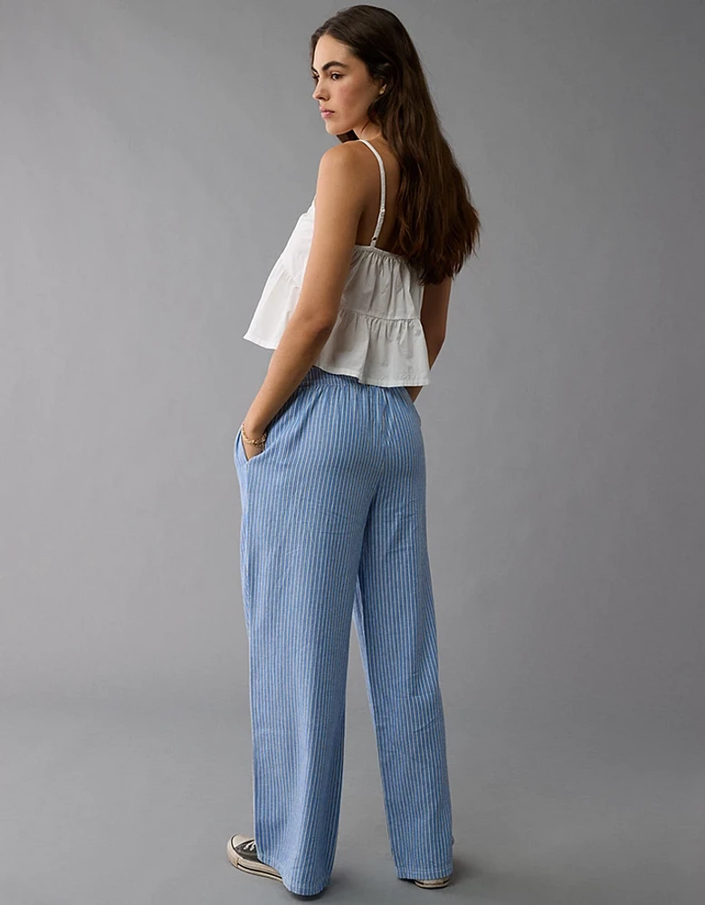 AE Striped Wide-Leg PJ Pant