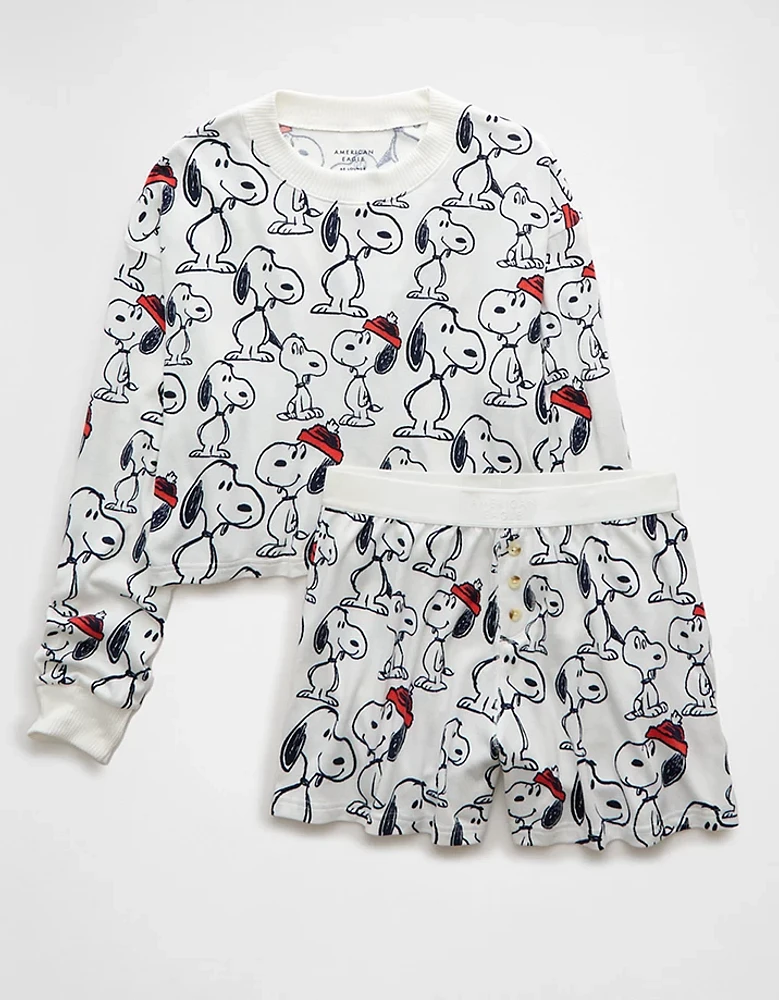 Ensemble de pyjama pelucheux Snoopy AE