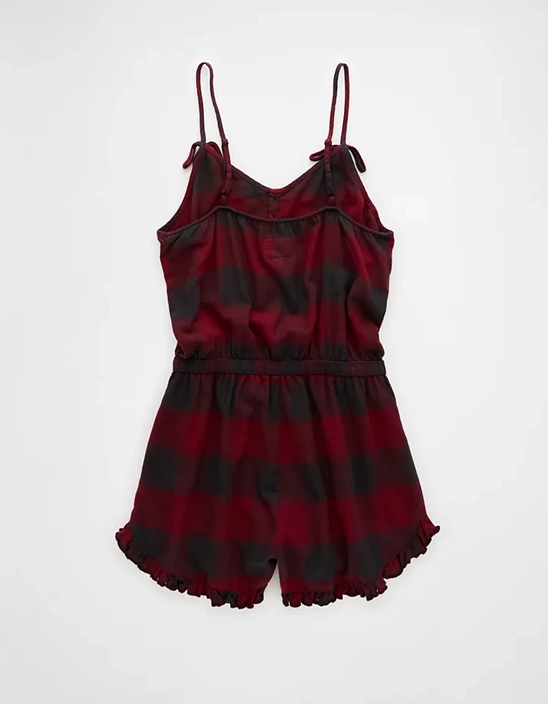 AE Flannel Lounge Romper