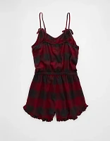 AE Flannel Lounge Romper