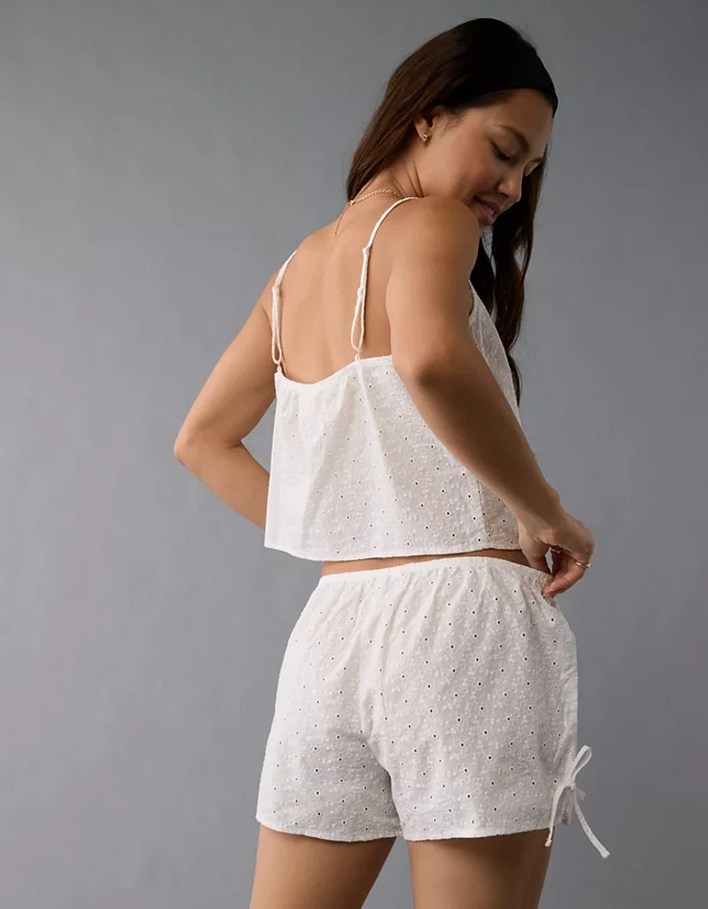 Pyjama avec débardeur tissé aguichant AE