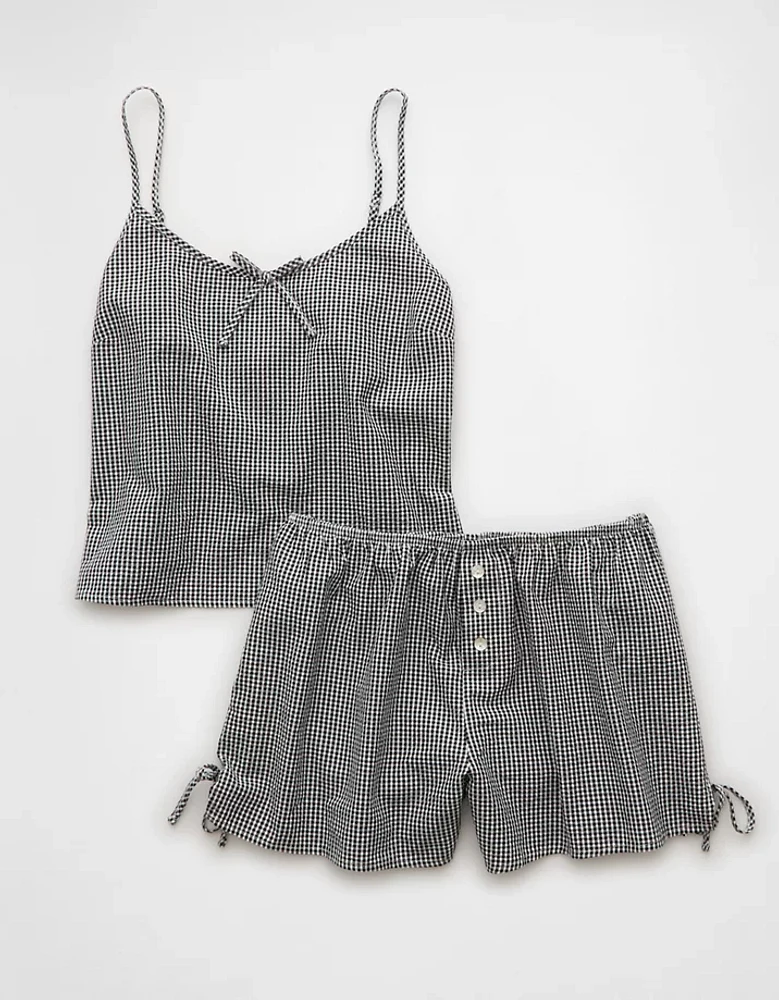 AE Flirty Woven Tank PJ Set