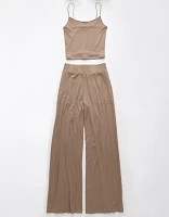 Pyjama avec camisole pelucheuse AE