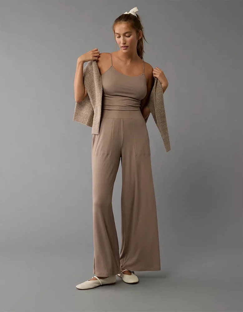 Pyjama avec camisole pelucheuse AE