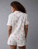 Pyjama en gaze de coton style western Snoopy AE