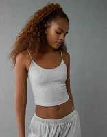 AE 3-Piece Pointelle Plush Cardigan Pajama Set