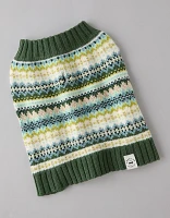 ABO Fair Isle Dog Sweater