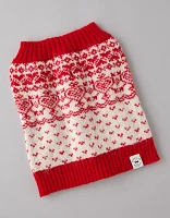 ABO Fair Isle Dog Sweater