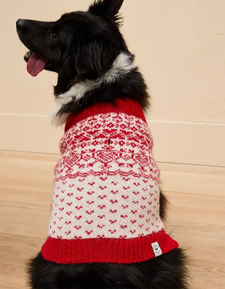 ABO Fair Isle Dog Sweater