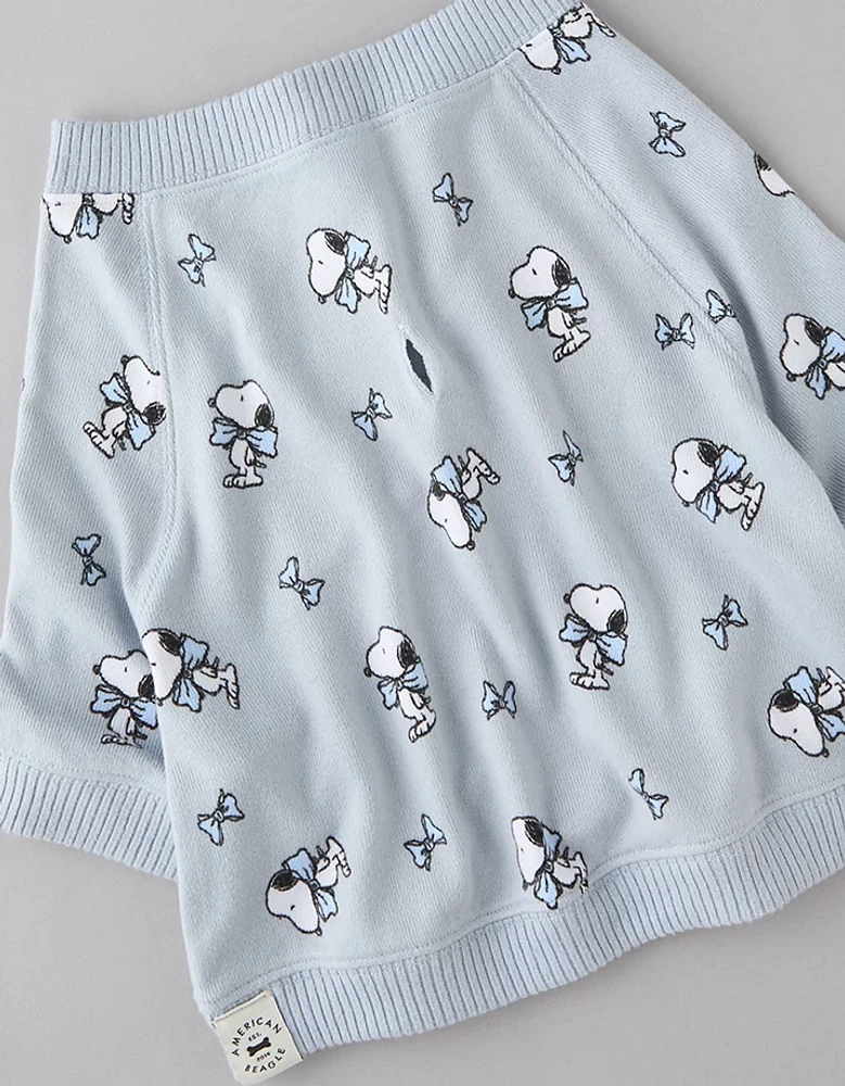 Pyjama pelucheux pour chien des Fêtes Snoopy ABO