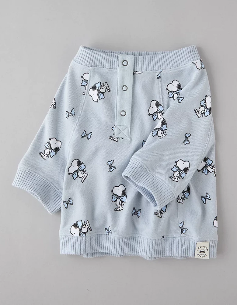 Pyjama pelucheux pour chien des Fêtes Snoopy ABO