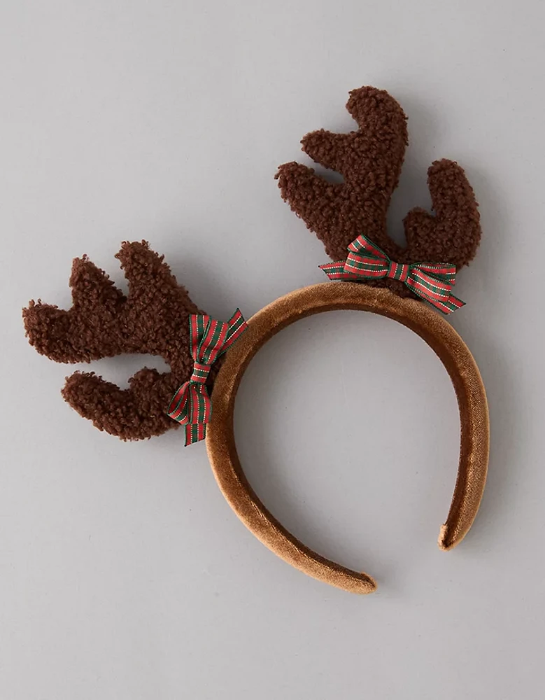 AEO Sherpa Antlers Headband