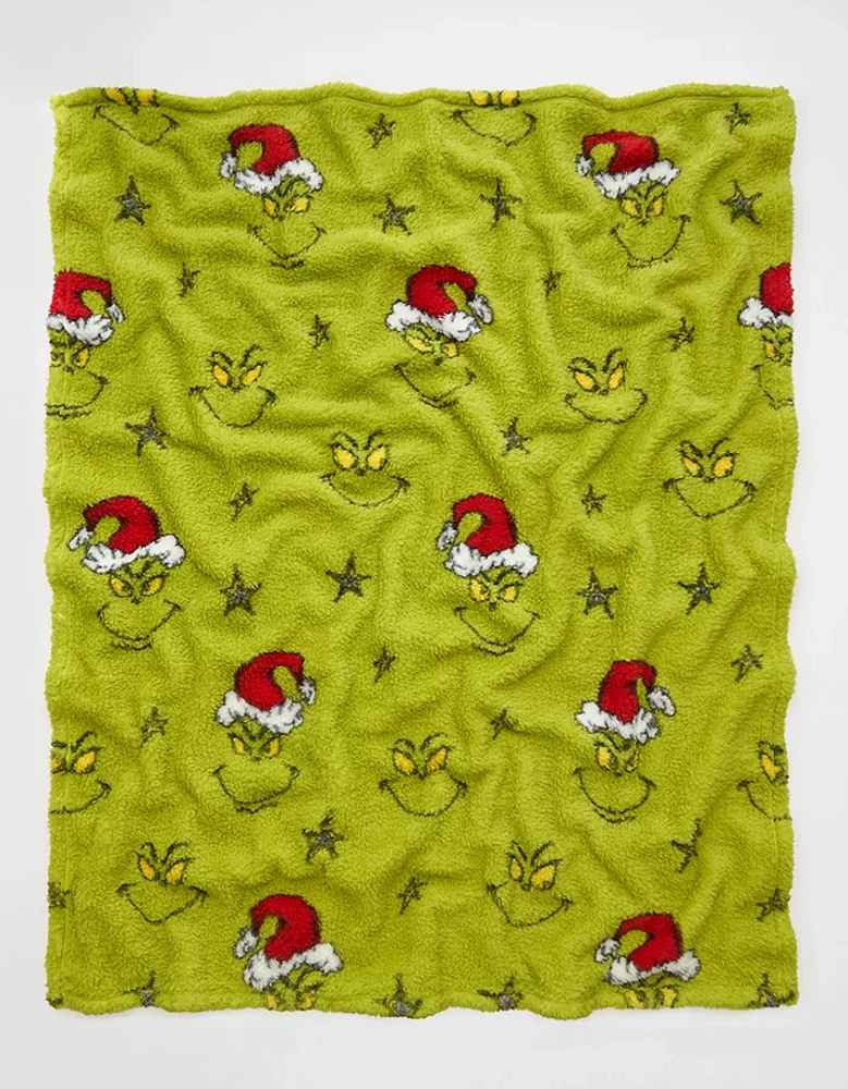 AEO Grinch Blanket