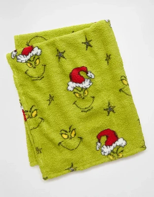 AEO Grinch Blanket