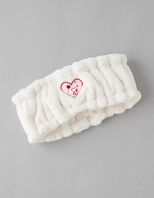 AEO Snoopy Heart Spa Headband