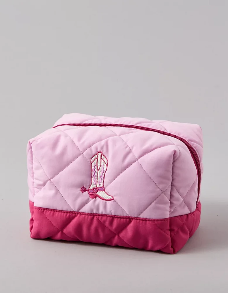 Sac à cosmétiques matelassé AE