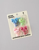 AE Bow Straw Topper 4-Pack