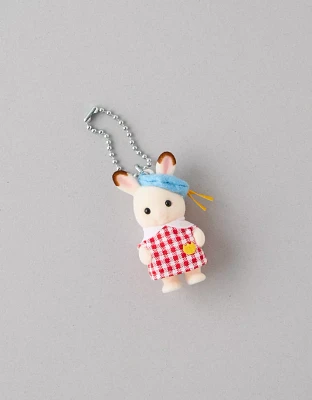 Calico Critters Nursery Chocolate Rabbit Baby Key Chain