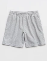 Aerie Long Fleece Short