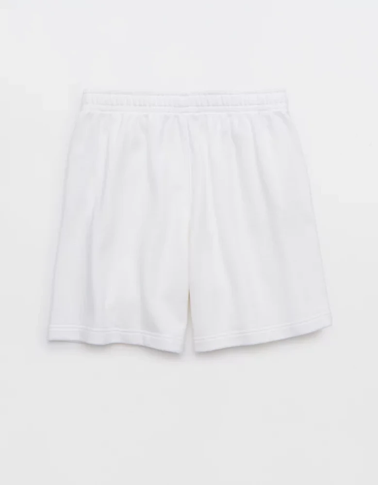 Aerie Long Fleece Short