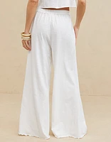 Aerie Summer House High Waisted Wide Leg Pant