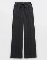 Aerie Waffle Wide Leg Skater Pant