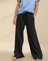 Aerie Waffle Wide Leg Skater Pant