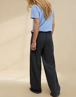 Aerie Waffle Wide Leg Skater Pant