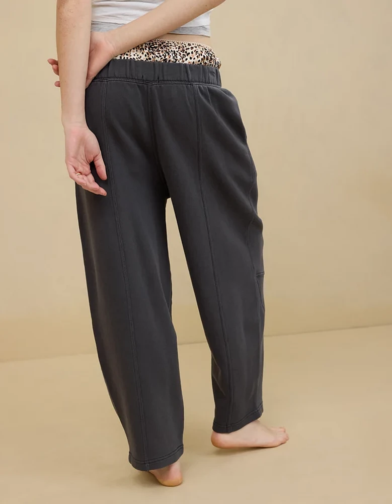 Aerie Seams Right Barrel Leg Sweatpant