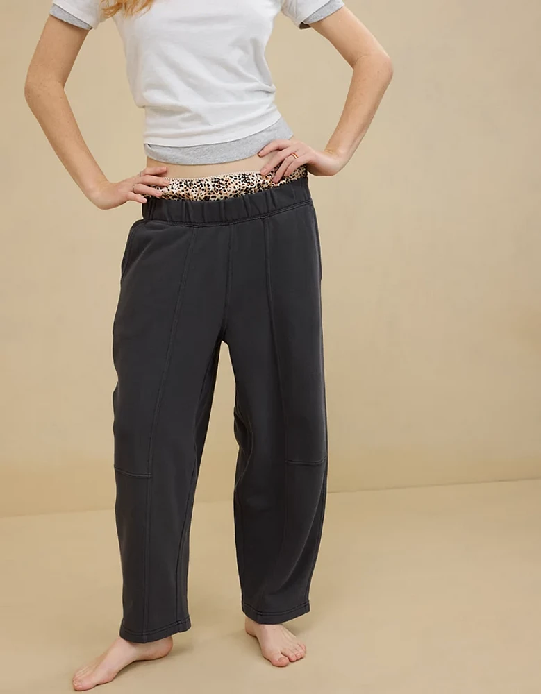 Aerie Seams Right Barrel Leg Sweatpant