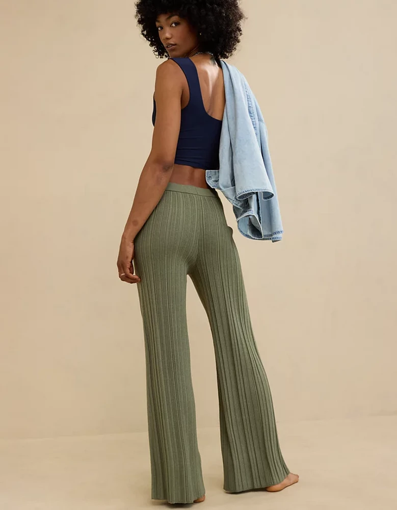 Aerie High Waisted Sweater Pant