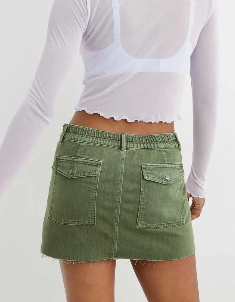 Aerie Cargo Micro Mini Skirt