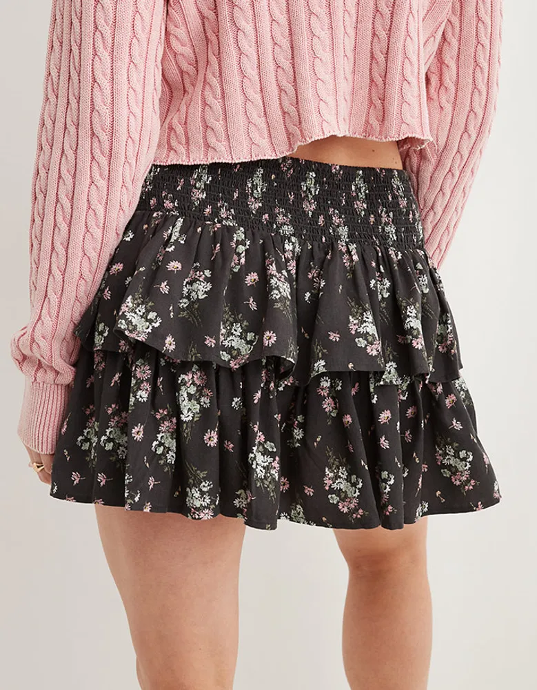 Aerie Ready-To-Ruffle Mini Skirt